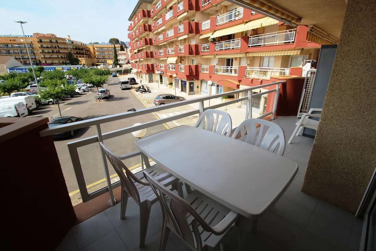 ROC MAR 6 1B - Apartamento cerca del centro y de la playa - terraza con pequeñas vistas al puerto Rosas España