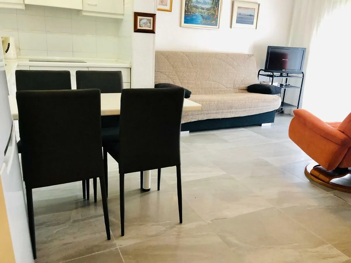 ROC MAR 6 1B - Apartamento cerca del centro y de la playa - terraza con pequeñas vistas al puerto Rosas